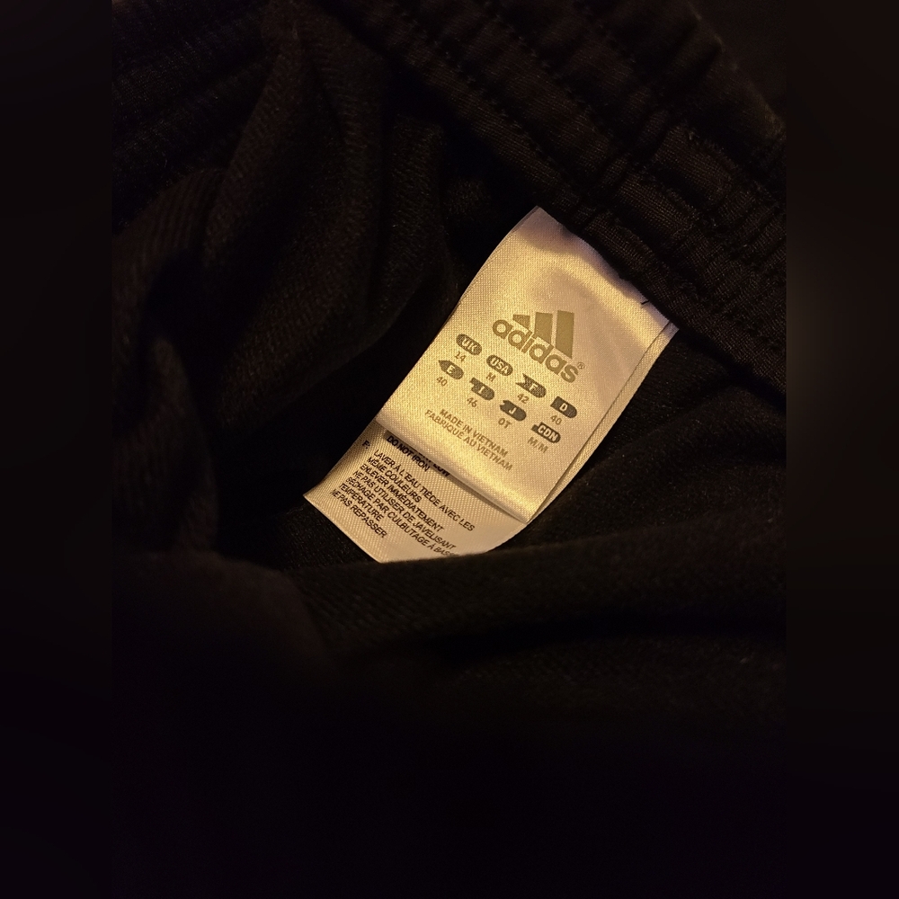 NEW ADIDAS Womens Black Track Pants-M - Picture 4 of 6